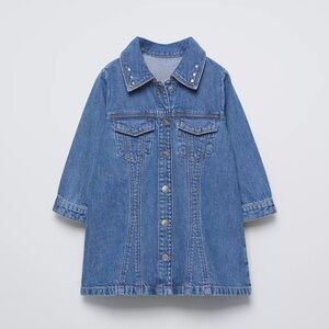 Zara kids Blue Denim dress